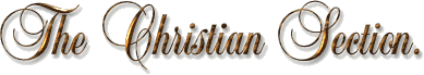 Page Title: The Christian Section (389x69 gif)